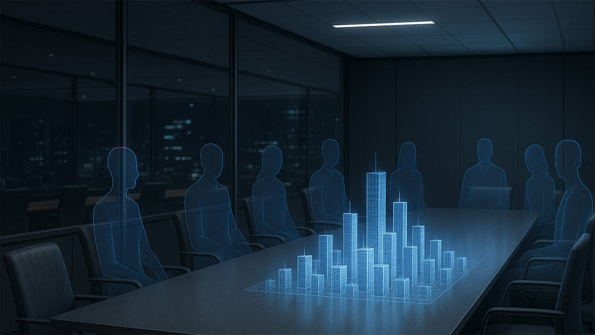 Header image for the "Work with Us" section, featuring a blue gradient background and stylized icons for CV, interviews, and job opportunities; representing career paths at Adhera.